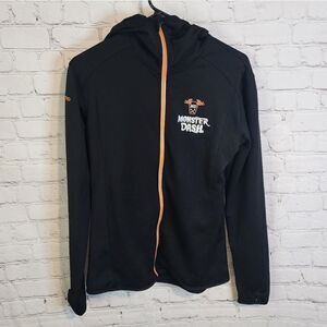 Men's Ortho "Monster Dash" full zip sweatshirt hoodie, size Medium